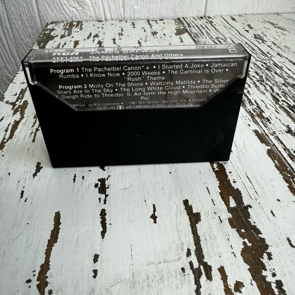 James Galway The Pachelbel Canon & Others 1981 RCA Cassette Tape Folk Classical - Picture 2 of 5